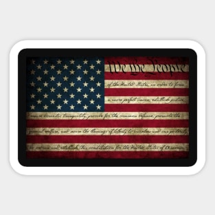 Constitution Flag Sticker